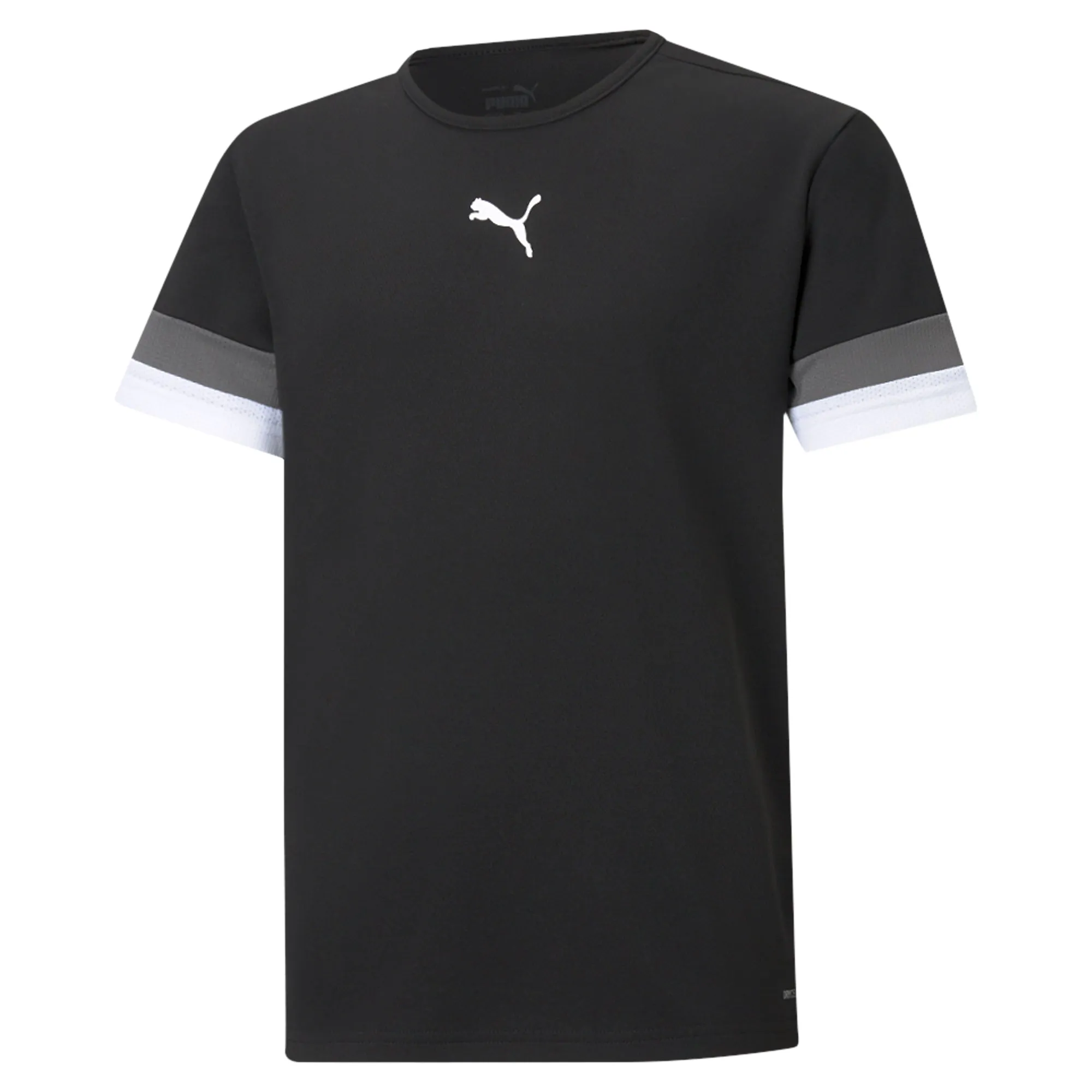 PUMA TEAMRISE JUNIOR FOOTBALL JERSEY BLACK 704938 03