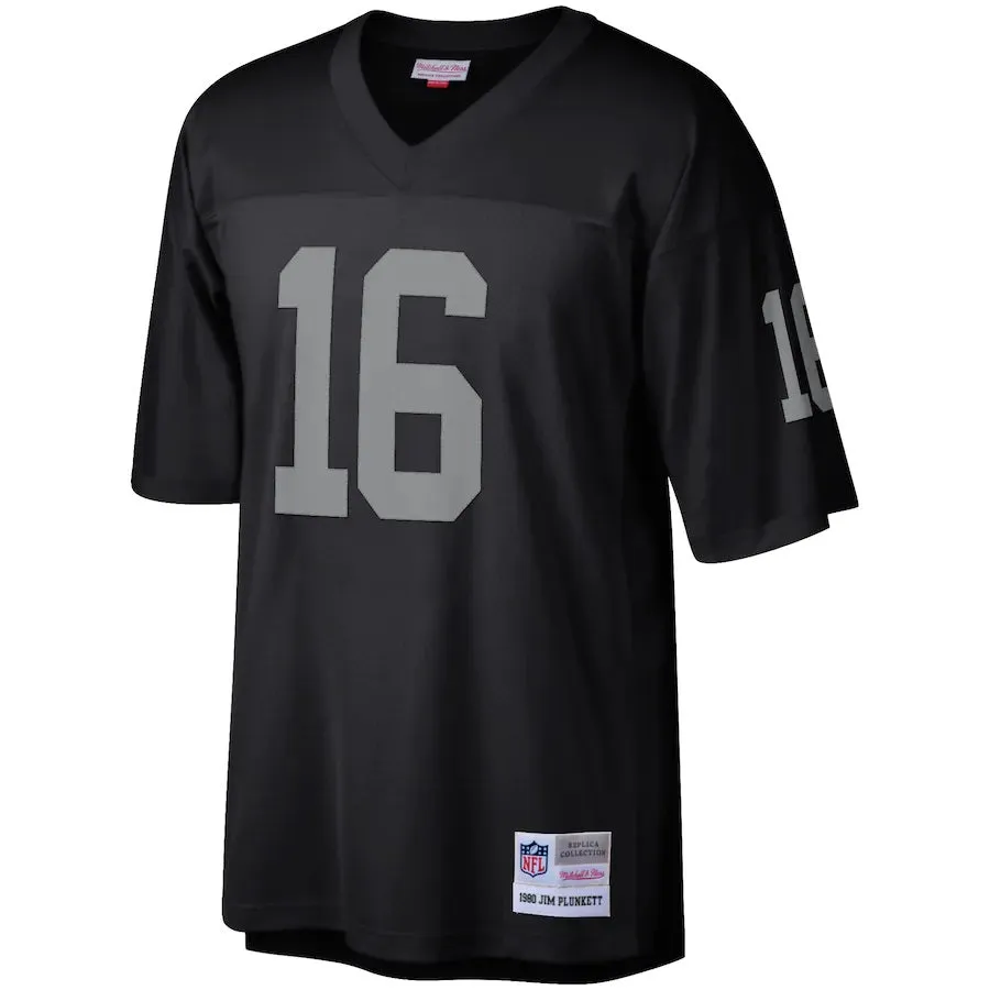 Raiders Jim Plunkett #16 Throwback Legacy Jersey - Black ***