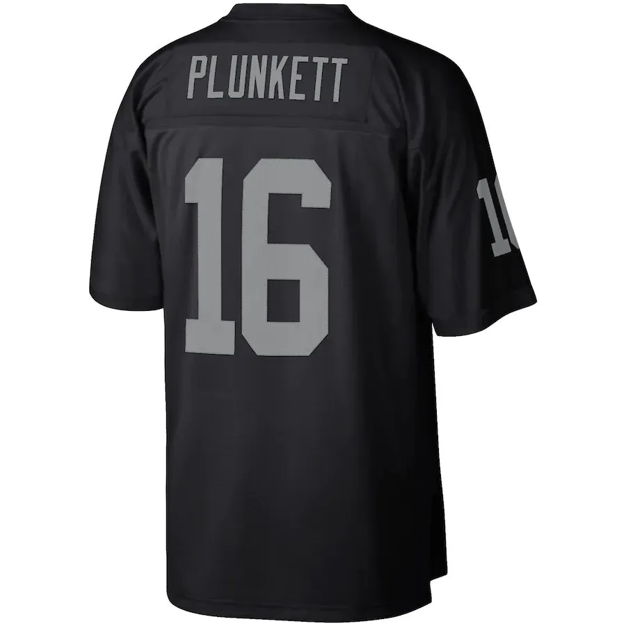Raiders Jim Plunkett #16 Throwback Legacy Jersey - Black ***