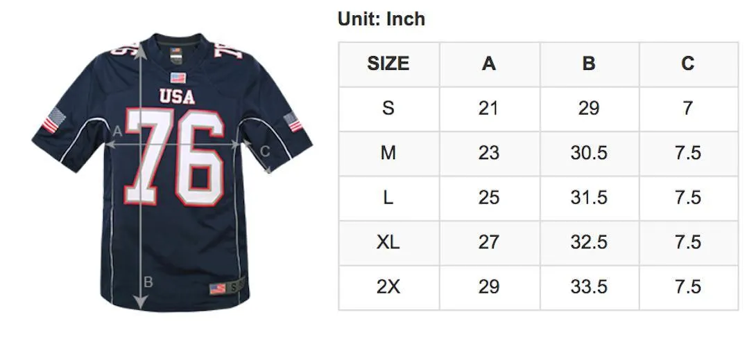 Rapid Dominance Sports Practice Graphic USA Football Jersey