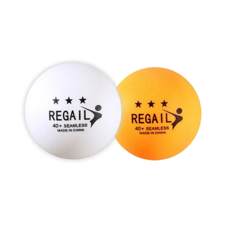 REGAIL 6pcs Training Table Tennis, Model: Blue Box (White)