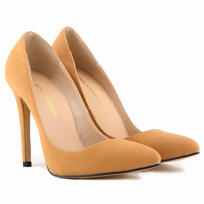 Seasonal Trendy and Sexy Low-Cut Pointed Wedding Shoes
