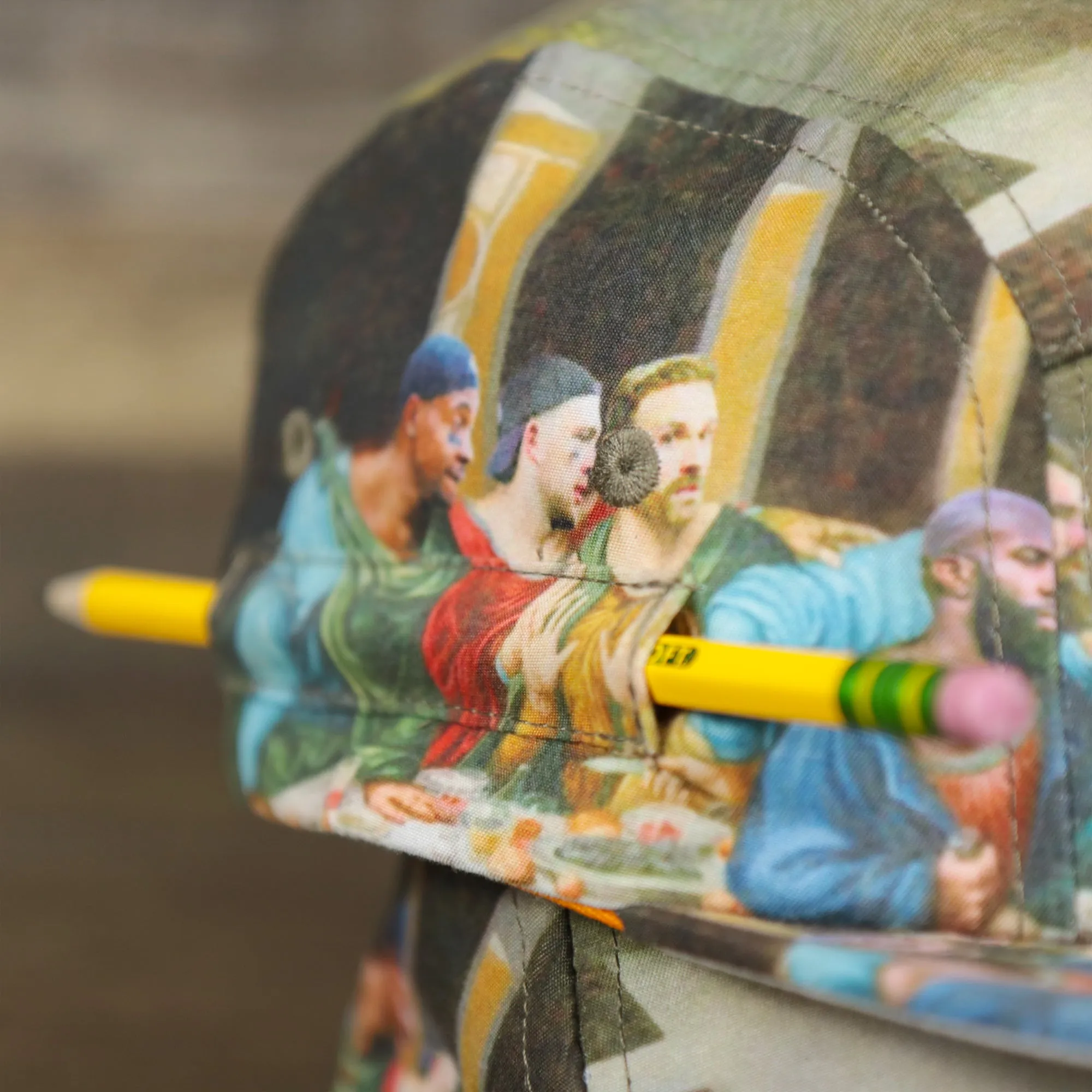 Still Hungry All Over Philly Football Players Print Five Panel Strapback Hat | Last Supper Inspired Philly Football Hat
