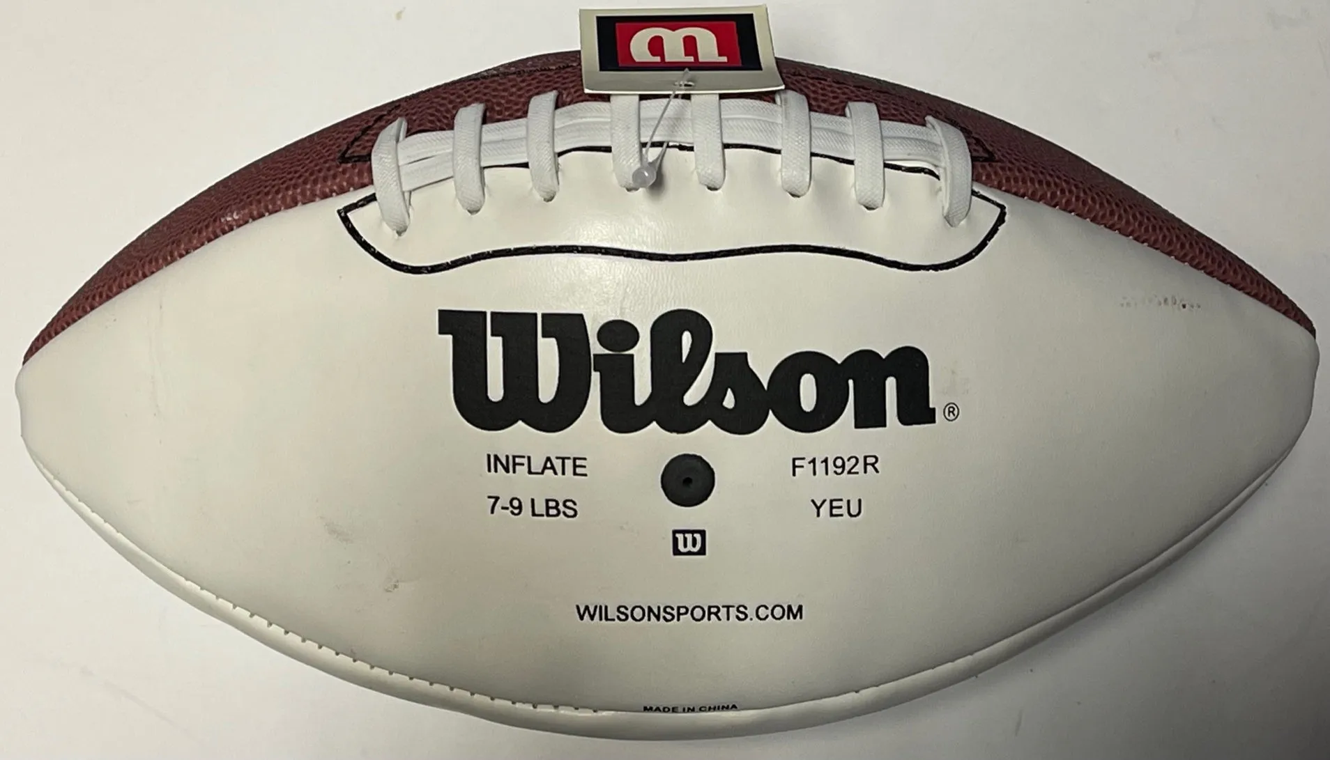 Ted Hendricks Autographed Wilson White Panel NFL Football