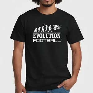 Theory of Evolution Football Tee - Match Day Humour - Casual Sportswear